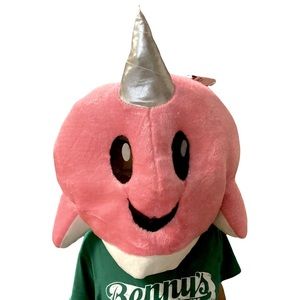 NWT Emoji Narwhal Plush Mask